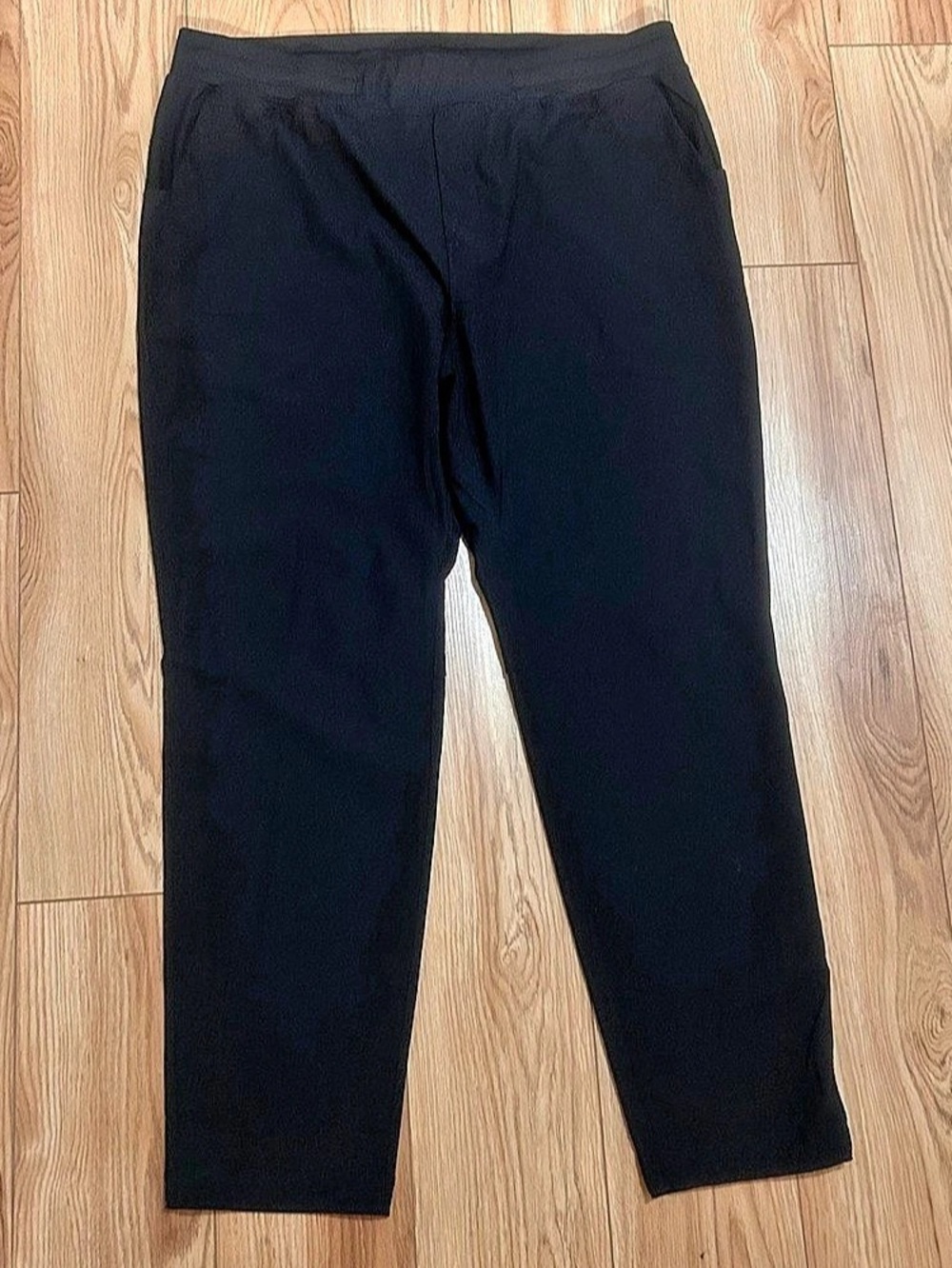 Manmade Black Straight Leg Pants Size 2XL/XTG Like New
